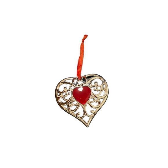 Lenox Heart Silver Plate ornament - Picture 6 of 8